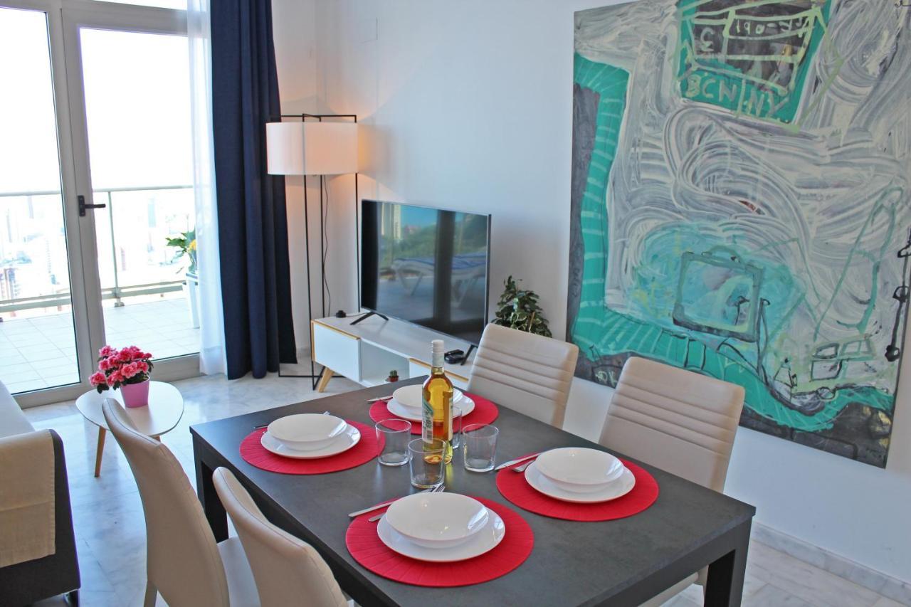 De Lujo Con Terraza Privada Y Vistas Al Mar En Torre Lúgano Benidorm