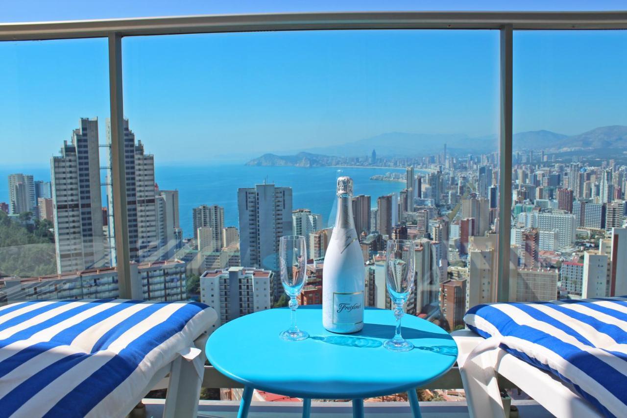 Apartamento De Lujo Con Terraza Privada Y Vistas Al Mar En Torre Lúgano Benidorm
