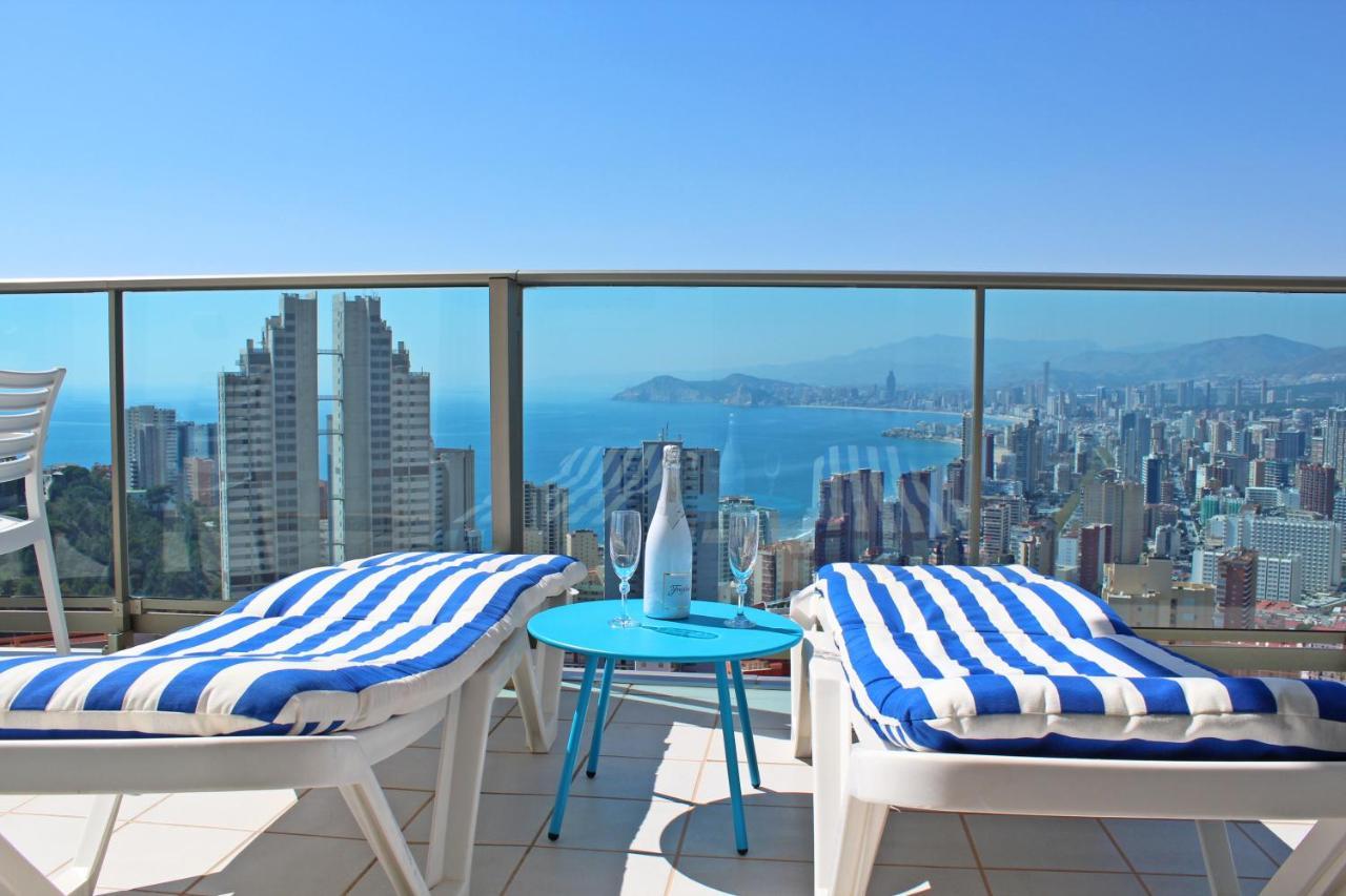 Apartamento De Lujo Con Terraza Privada Y Vistas Al Mar En Torre Lúgano Benidorm