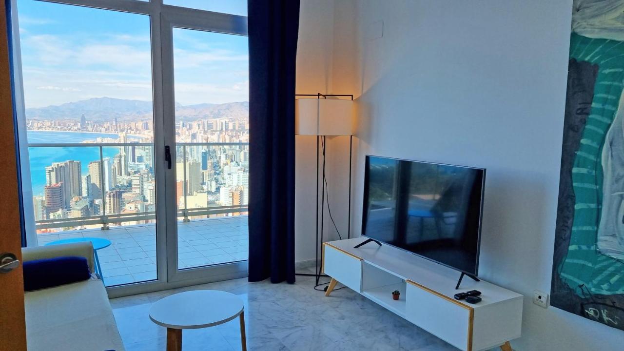De Lujo Con Terraza Privada Y Vistas Al Mar En Torre Lúgano Apartamento Benidorm