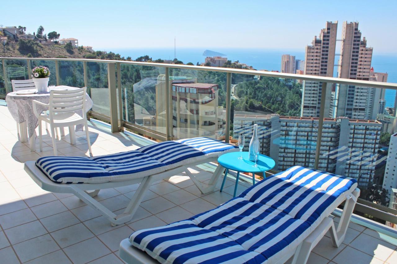 Skyline 20 De Lujo Con Terraza Privada Y Vistas Al Mar Appartement Benidorm